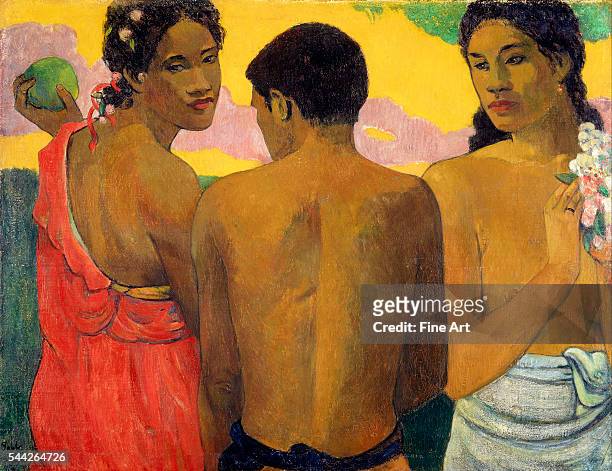 Paul Gauguin , Three Tahitians oil on canvas, 73 x 94 cm , National Gallery of Scotland.
