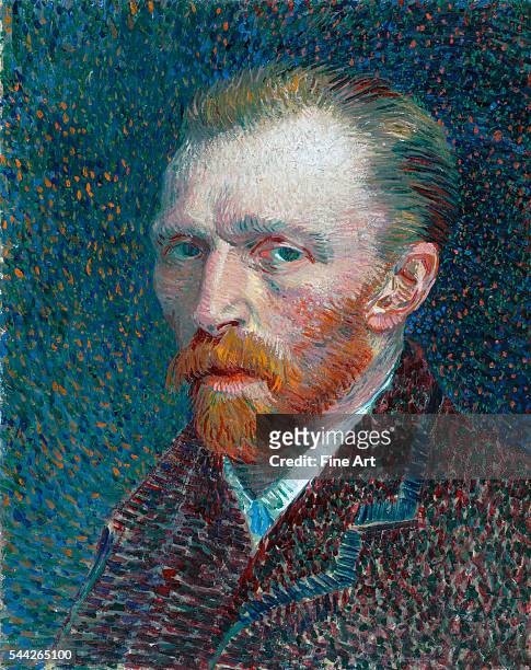 Vincent van Gogh , Self-Portrait oil on board, 41 X 32.5 Cm , Art Institute of Chicago.