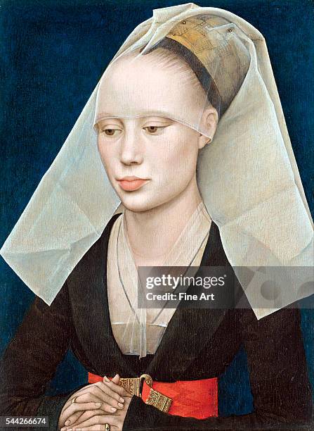 Rogier van der Weyden , Portrait of a Lady, c. 1460, oil on panel, 34 x 25.5 cm , National Gallery, Washington, D.C.