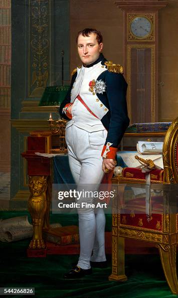 The Emperor Napoleon in His Study at the Tuileries by Jacques-Louis David