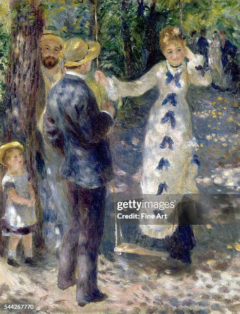 Pierre-Auguste Renoir , La Balançoire 92 x 73 cm , Musée d'Orsay, Parisd'Orsay, Paris