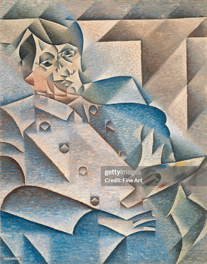 Portrait of Pablo Picasso by Juan Gris