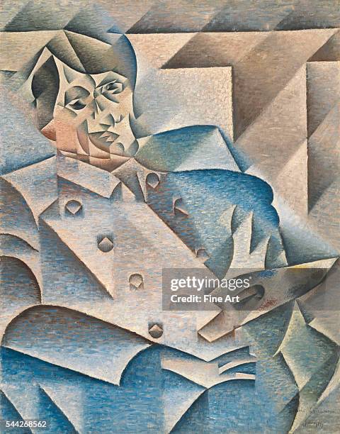 Juan Gris , Portrait of Pablo Picasso, January-February 1912, oil on canvas, 93.3 x 74.4 cm , Art Institute of Chicago