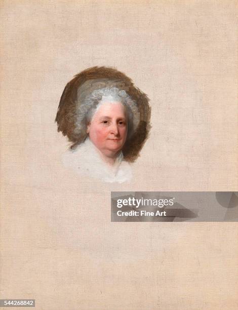 Gilbert Stuart , Martha Washington oil on canvas, 121.9 x 94 cm , National Portrait Gallery, Washington, D.C.