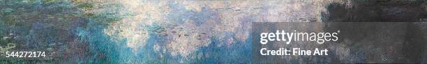 Claude Monet , The Water Lilies - The Clouds, 1914-26, oil on canvas, 200 x 127.5 cm , Musée de l'Orangerie, Paris