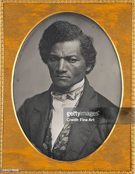 Frederick Douglass, quarter-plate daguerreotype, 14 x 10.6 cm