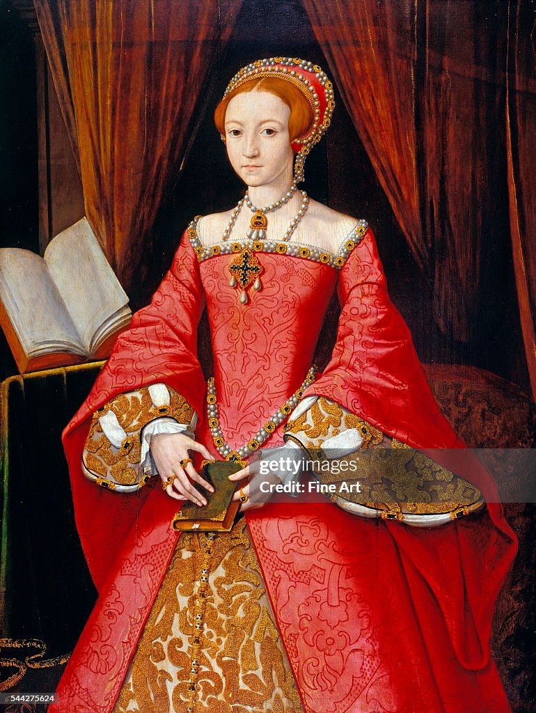 Elizabeth I as a Princess attributed to William Scrots