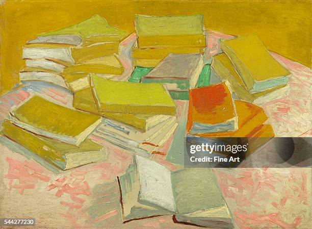 Vincent van Gogh , Piles of French Novels , October-November 1887, oil on canvas, Van Gogh Museum, Amsterdam.