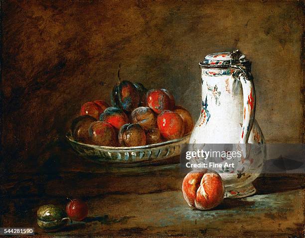 Jean-Baptiste Simeon Chardin , A Bowl of Plums, c. 1728, oil on canvas, The Phillips Collection, Washington, D.C.