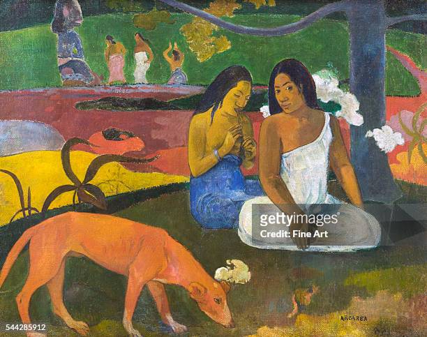 Paul Gauguin , Arearea oil on canvas, 75 x 94 cm , Musée d'Orsay, Paris.