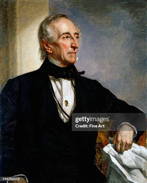 George Peter Alexander Healy , Portrait of John Tyler oil on canvas, 92.7 x 74.6 cm , National Portrait Gallery, Washington, D.C.