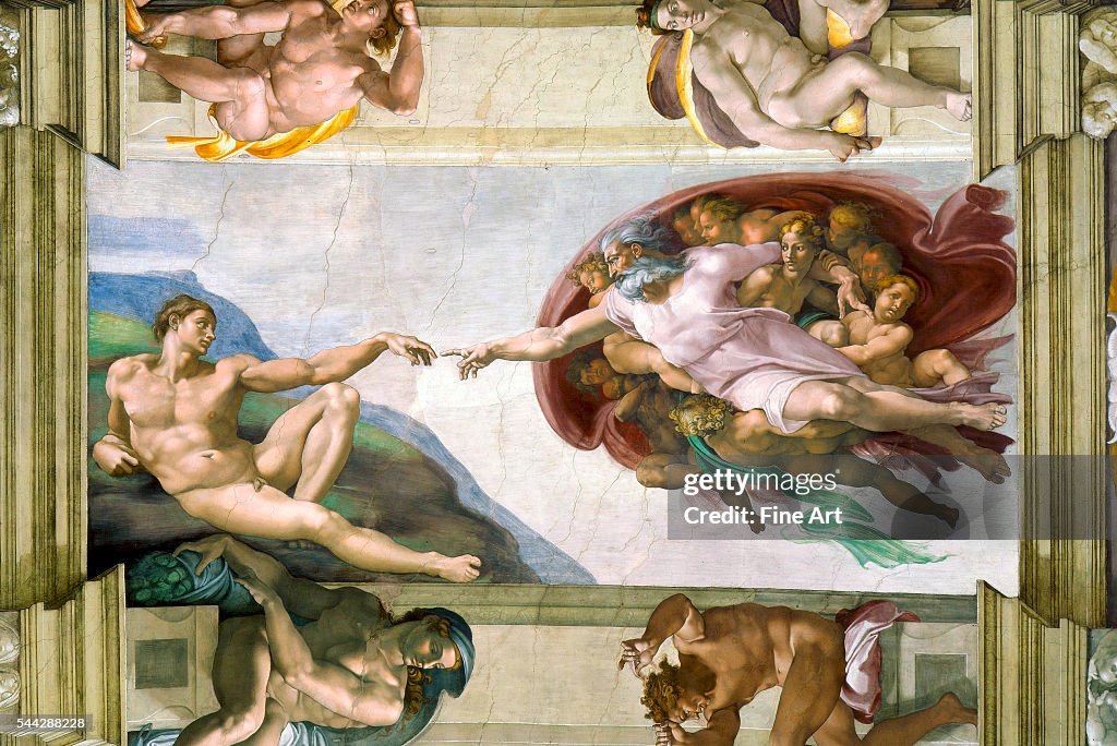 The Creation of Adam by Michelangelo
