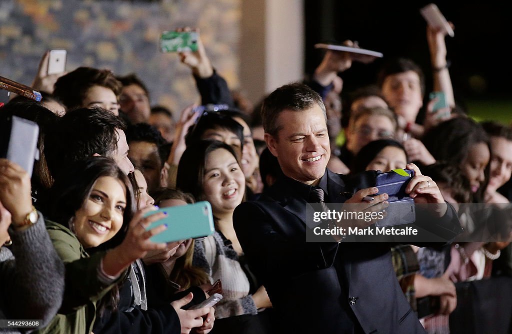 Jason Bourne Australian Premiere - Arrivals