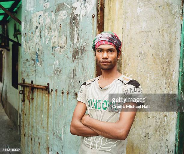 tannery worker - bangladeshi man stock pictures, royalty-free photos & images