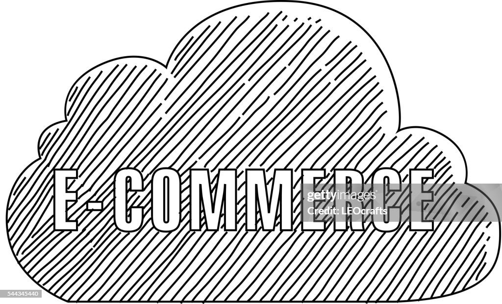 Ecommerce Concept Drawing High-Res Vector Graphic - Getty Images