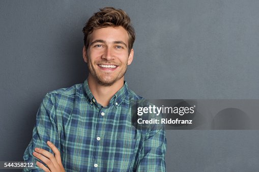 Happy laughing man Happy laughing man