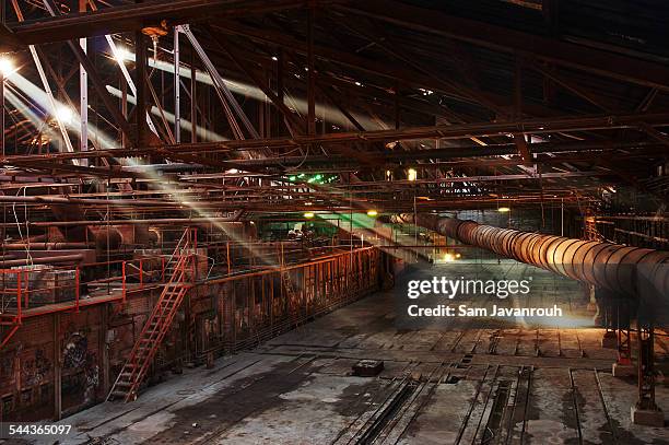 brick works - abandoned factory stock-fotos und bilder
