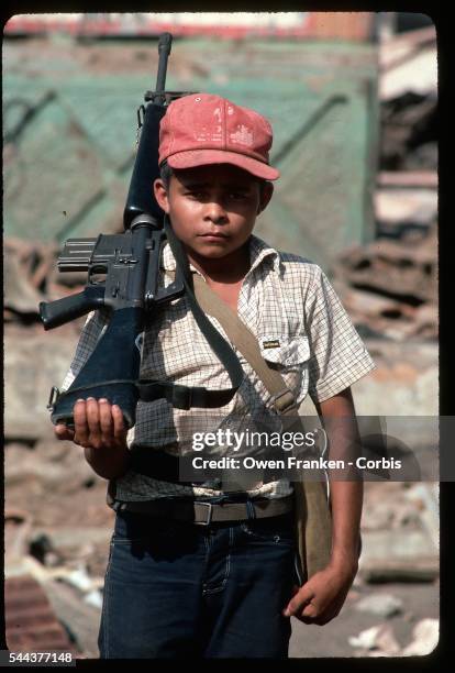 Portrait of Young Salvadoran Guerrilla