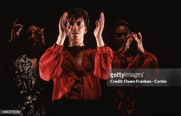 Javier la Torre de Cordoba performs with a Flamenco dance troupe. Spain.