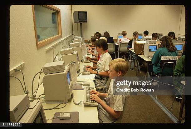 2,302 Kids Computer Lab Stock Photos, High-Res Pictures, and Images ...
