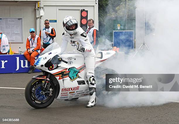 Bruce Anstey attends day 2 of the 2016 FIA Formula E Visa London ePrix in Battersea Park on July 3, 2016 in London, England.