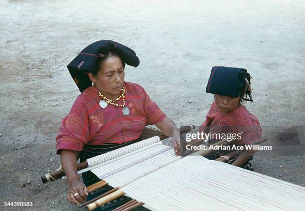 Back weaving in Guatemala, circa 1965.