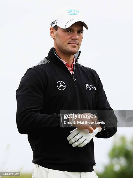 Martin Kaymer of Germany looks on during day four of the 100th Open de France at Le Golf National on July 3, 2016 in Paris, France.