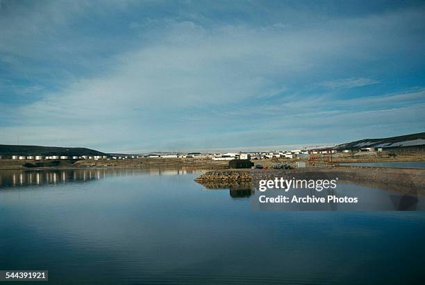 The United States Airforce base at Thule, later Qaanaaq, in Greenland, 1968.