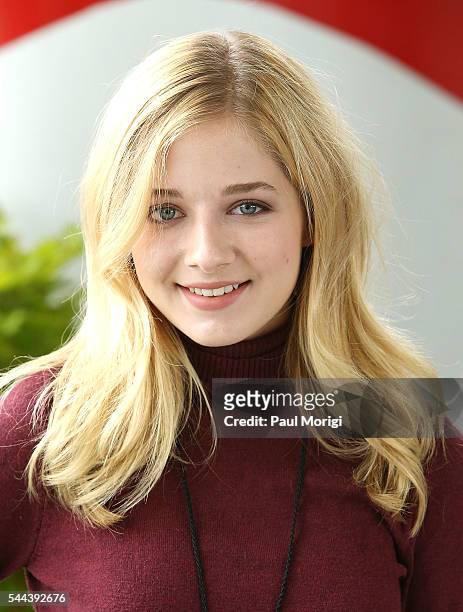 Classical crossover star Jackie Evancho poses for a photo during A Capitol Fourth - Rehearsals at U.S. Capitol, West Lawn, on July 3, 2016 in...