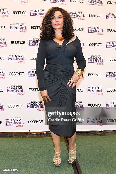 Tina Knowles Lawson poses for a photo backstage at the 2016 ESSENCE Festival Presented By Coca-Cola at Ernest N. Morial Convention Center on July 3,...