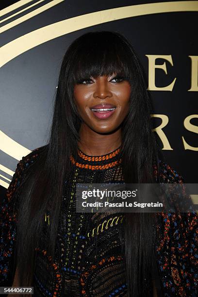 Naomi Campbell attends the Atelier Versace Haute Couture Fall/Winter 2016-2017 show as part of Paris Fashion Week on July 3, 2016 in Paris, France.