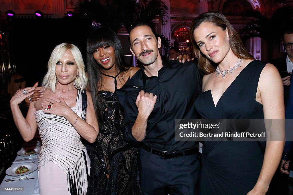 Amfar Paris Dinner - Stars Gather For Amfar During The Haute Couture Week - Cocktail And Dinner