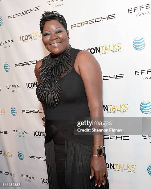 Wanda Durant, mother of NBA star Kevin Durant, attends Icon Talks on June 30, 2016 in Washington, DC.