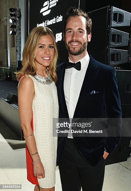 Nicki Shields and Mark Sainthill attend the 2016 FIA Formula E Visa London ePrix gala dinner at The British Museum on July 3, 2016 in London, England.