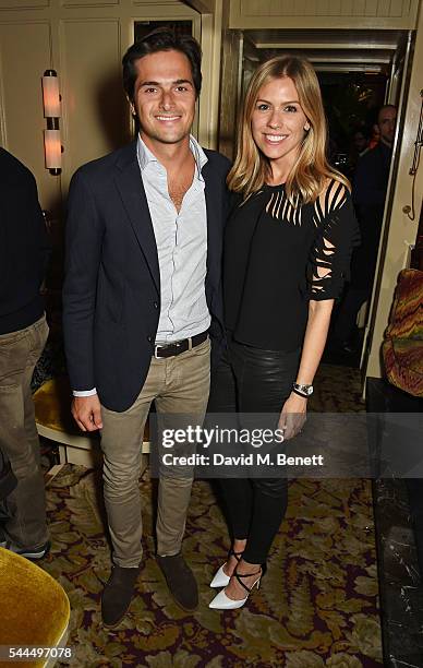 Nelson Piquet Jr. And Nicki Shields attend the FIA Formula E Championship private dinner at Chiltern Firehouse on July 1, 2016 in London, England.