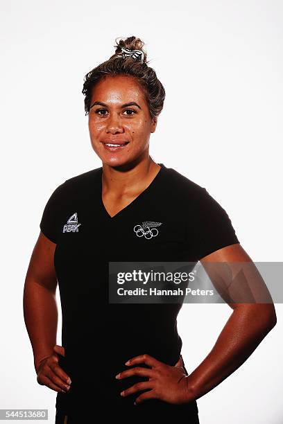 Huriana Manuel poses for a portrait on March 29, 2016 in Mount Maunganui, New Zealand.