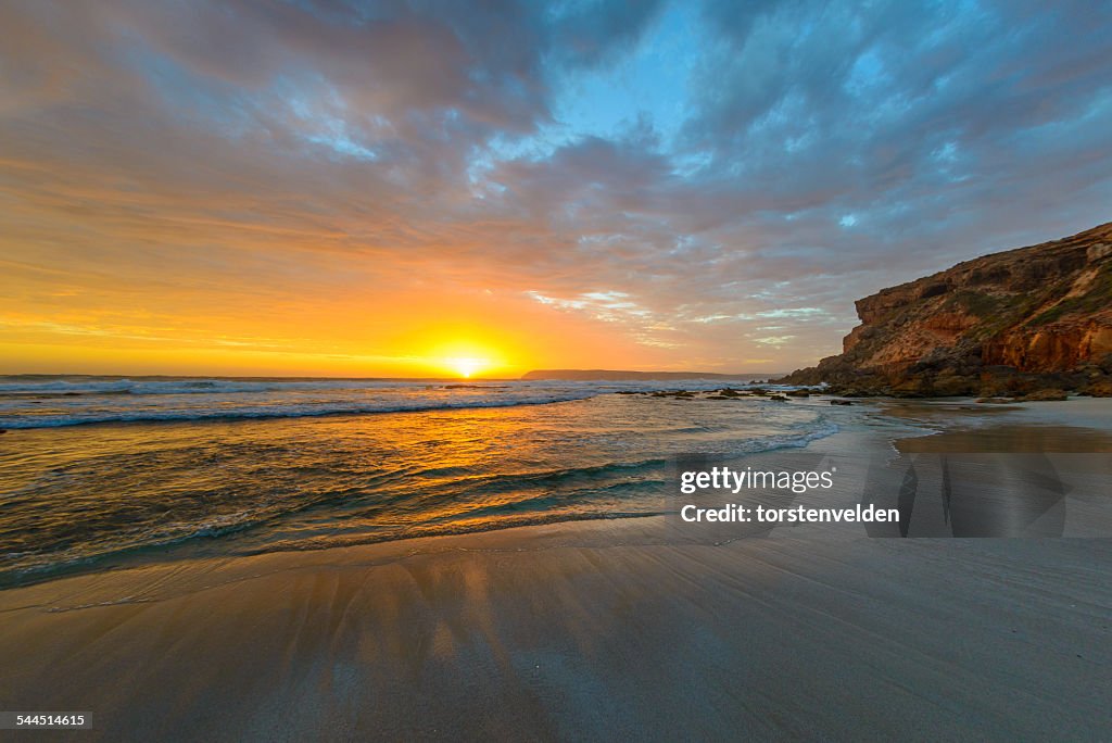 Venus Bay at sunset, Victoria, Australia