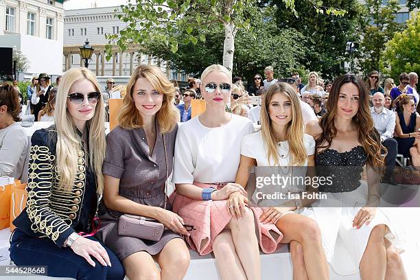 German actress Mirja du Mont, german model Eva Padberg, german model Franziska Knuppe, german moderator Cathy Hummels and german actress Johanna Klum...