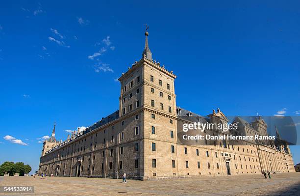 monasterio de el escorial, madrid. spain - monastero foto e immagini stock