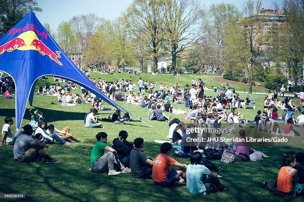Sunbathing At Spring Fair