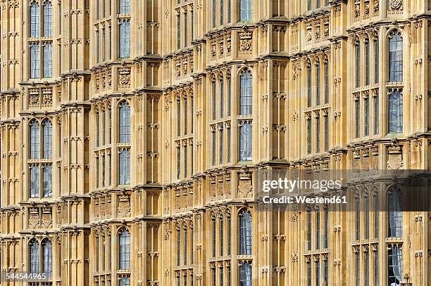 uk, london, detail of palace of westminster - 英国国会議事堂 ストックフォトと画像