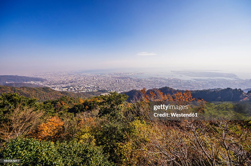 Japan, Kobe, View from Mount Maya