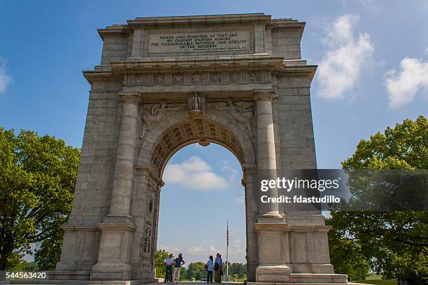 valley forge national historical park - pennsylvania - wilhelm ii stock pictures, royalty-free photos & images