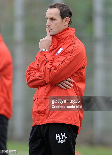 Herrlich, Heiko - Football, Coach, VfL Bochum, Germany - during first training session