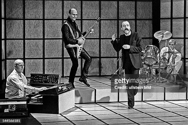 City - Band, Rock Music, GDR - at the East German TV - 1985
