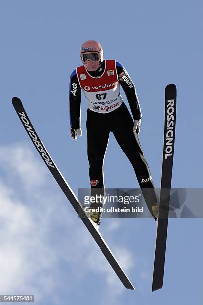 Georg Späth Skispringer; D: in Aktion