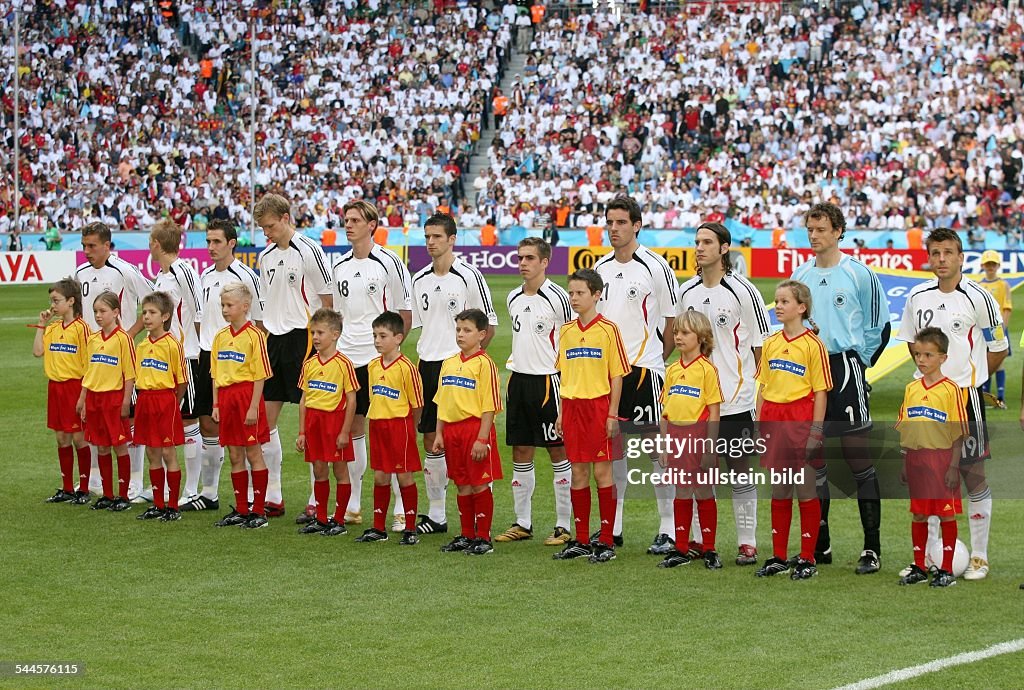 WM 2006, Gruppe A, Deutschland Costa Rica 42, München Aufstellung
