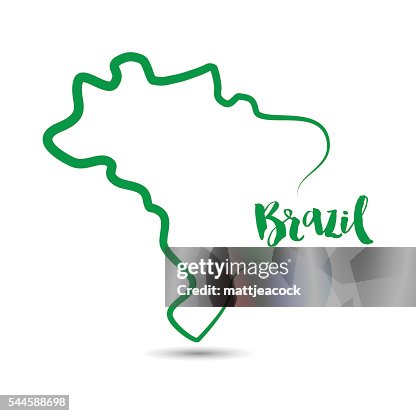Brasil país resumen en verde Brasil país resumen en verde