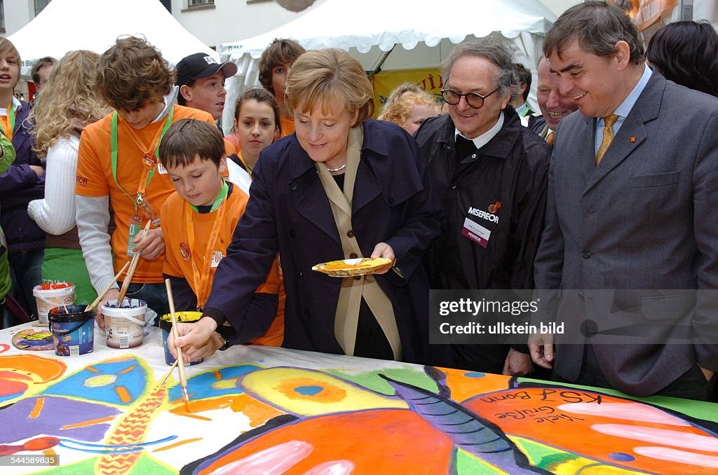 Angela Merkel und Peter Müller