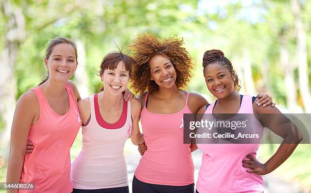 ¡poder rosa! - concienciación sobre el cáncer de mama fotografías e imágenes de stock